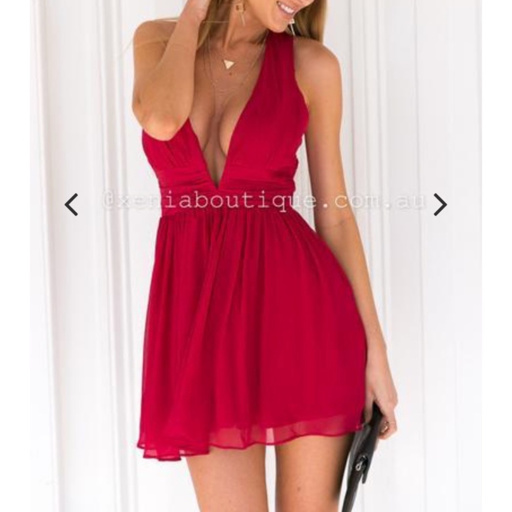 Red cocktail dress!
